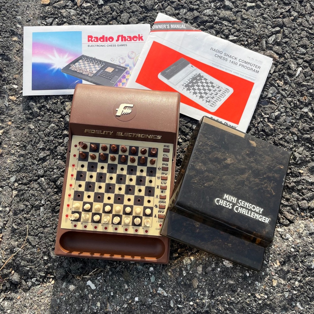 Vtg 1981 Fidelity Mini Sensory Chess Challenger Electronic Game WORKING Complete